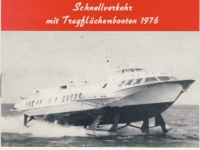 Schnellverkehr mit Tragflächenbooten, 1976