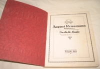 Katalog August Reissmann Saalfeld, 1929