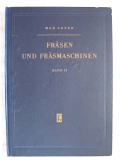 Fräsen und Fräsmaschinen, DDR 1956