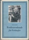 Textilwarenkunde für Verkäufer, 1953