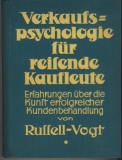 Verkaufspsychologie für reisende Kaufleute, 30-er Jahre