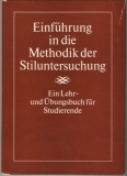 Methodik der Stiluntersuchung, DDR 1972