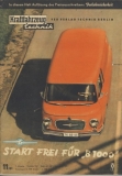 KFT Heft 11/ 1961, Barkas B1000, B 1000