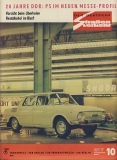 Heft 10/ 1969, MZ ETS 250 G/1, NSU RO 80, Wolga M 24, Saporoshez 966