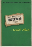 Werbeheft UNDERBERG,  1956