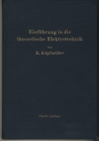 Einführung in die theoretische Elektrotechnik, 1955