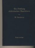 Die Prüfung elektrischer Maschinen, 1955