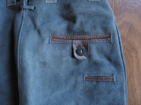 Preview: Lederhose, Knickerbocker, Trachtenhose DDR, Größe 122