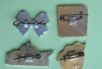 Preview: 4 Abzeichen, Ivan Franko, Intourist Moskau, Deutsch- Sowjetische Freundschaft, Samokov, Camokobcka Komyha, UdSSR