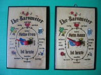 Ehe- Barometer, Für Mann und Frau, schätze 80-er Jahre