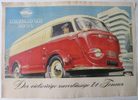 Tempo Matador 1400, altes Werbeplakat