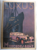 Mercedes Benz, Luxus, altes Werbeplakat