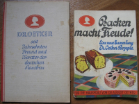 Dr. Oetker, Backen macht Freude, Rezepte + Prospekte, 30-er Jahre