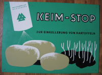 Keim-Stop, DDR, Werbeschild VEB Fahlberg-List Magdeburg, #1