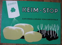 Keim-Stop, DDR, Werbeschild VEB Fahlberg-List Magdeburg, #2