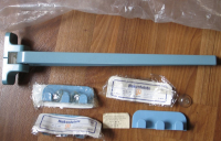 Handtuchhalter und Hakenleisten, DDR VEB, Plastik, unbenutzt