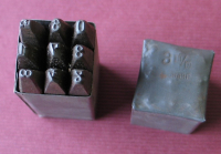 Schlagzahlen aus DDR- Zeiten, 3 mm, #7