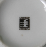 Kindertasse mit Unterteller, Zum 1. Schulgang, Steubler Zwickau, um 1930, #1
