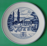 Wandteller Meissen, 100 Jahre Seebad Heringsdorf, DDR 1979