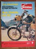 9/72, Test Wohnzeltanhänger CT 6-1, MZ ES 150, TS 150, TS 250, Wartburg 353