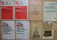 Preview: Marx, Lenin, Chrustschow, Breshnew, SED, FDGB, Arbeiterbewegung, 24 Bücher/ Hefte DDR