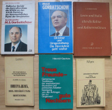 Preview: Lenin, Stalin, Gorbatschow, Marx, Geschichte SED, Genossenschaftsplan, 14 Bücher/ Hefte DDR, nr13