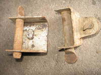 2 Gelenkstücke Kippvorrichtung Trabant, VEB Schachtbau Nordhausen