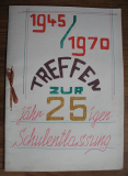 Klassentreffen, Schulentlassung 25 Jahre, Mylau, 1970