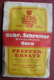 Pfefferersatz, Gewürzmühle Gebrüder Schreiter in Gera, 1953, nr1