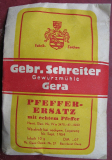 Pfefferersatz, Gewürzmühle Gebrüder Schreiter in Gera, 1954, nr3