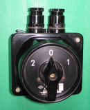 Umschalter, Gruppenschalter, Paketschalter, ELGERO Rochlitz, DDR 1968, Bakelit, unbenutzt