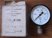 Manometer Bulgarien, 1 MPa, um 1980, unbenutzt