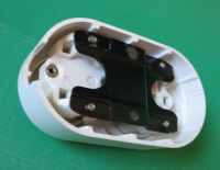 Preview: Lichtschalter- Steckdosen- Kombination, AP, Bakelit, DDR, #323