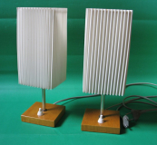 Nachttischlampen, DDR 1972, 2 Stück, VEB Wohnraumleuchten Ruhla