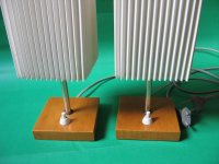 Preview: Nachttischlampen, DDR 1972, 2 Stück, VEB Wohnraumleuchten Ruhla