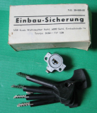 Einbausicherung KWS Suhl, DDR, Sicherheitsschloss, unbenutzt