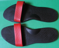 Badelatschen DDR, PGH Hans Sachs Karl-Marx-Stadt, unbenutzt