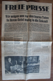 Preview: Freie Presse, Tribüne, Grubenunglück Zwickau, Zeitungen 1960