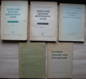 Forstliche Betriebswirtschaftslehre, Forsteinrichtung, Ertragskunde, 5 Bücher für Förster, Forstwirte, nr7