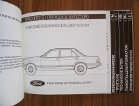 Preview: Bedienungsanleitung Ford Granada + Prospekt Zubehör