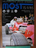 MOST 15.9.1985, Veteranrallye, Autodrom, Poster, Plakat DDR/ CSSR, #p63