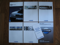 6 Prospekte Nissan, Sunny, Primera, Micra, Bluebird, 1986- 1990, #319