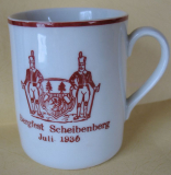 Bergfest Scheibenberg 1936, Andenkentasse, Paul Risch Reudnitz
