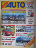 10/ 1991, Der Deutsche Straßenverkehr, Citroen ZX, Seat Terra, BMW 520