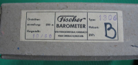 Preview: Barometer Fischer, VEB Feingerätebau Drebach, DDR 1980, Brailleschrift, Blindenschrift, Braille, #7