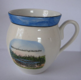 Tasse, Andenkentasse, Radiumbad Brambach Vogtland, Waldkaffee