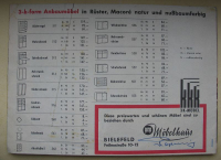 Preview: kkk, 3 K Möbel, Karl Kübel Kahl, Prospekt geg Möbelhaus Bielefeld, #2