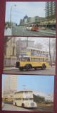 Ikarus 260, Doppeldeck-Omnibus NAG-D2, DO 56, 3 Ansichtskarten DDR