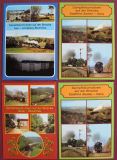7 Ansichtskarten Dampflokomotiven, Schlettau, Crottendorf, Saalfeld, Sonneberg, Gera, Aue, Annaberg-Buchholz, Glauchau, #411