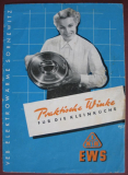 IKA EWS Kleinküche, Prospekt VEB Elektrowärme Sörnewitz, DDR 1954